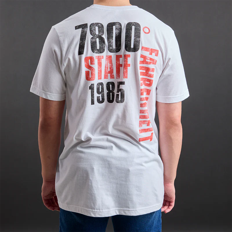 7800° Fahrenheit Staff T-Shirt - Image 5