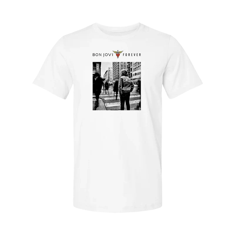 Album Cover Tee in White - Image 3