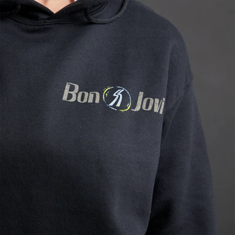 Black On Black Patch Hoodie - Image 5