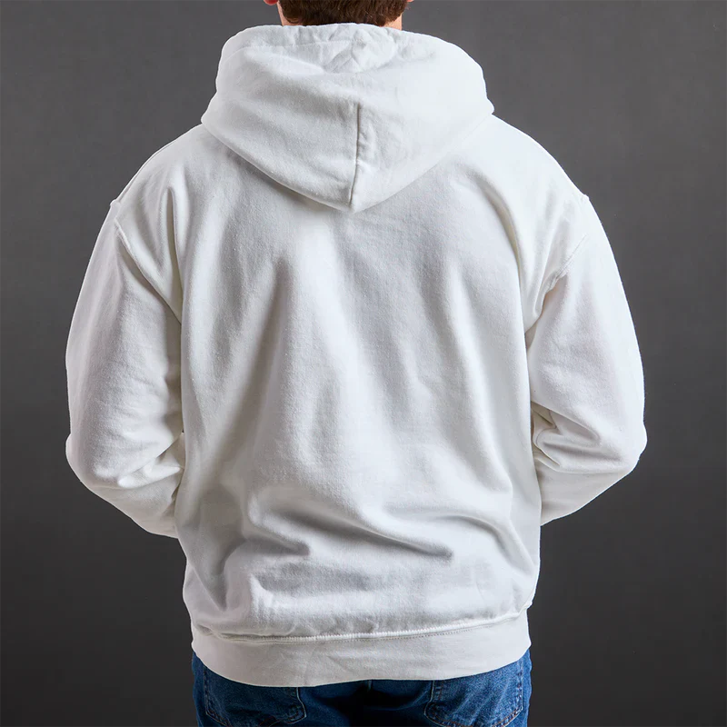 Bon Jovi Forever Hoodie in White - Image 4