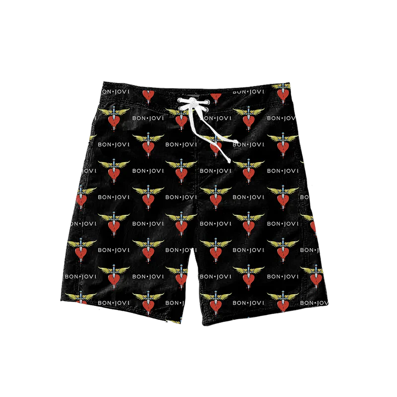 Heart & Dagger All Over Print Shorts - Image 3