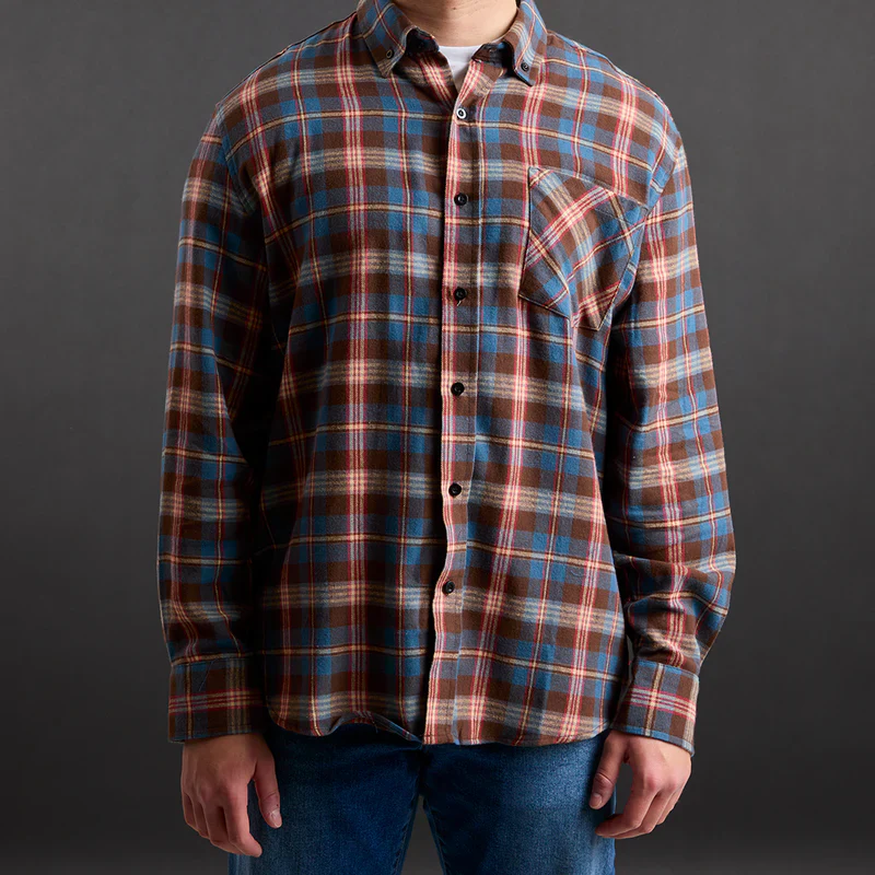New Jersey Blue Pattern Flannel - Image 4