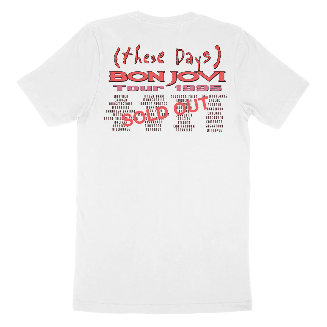 These Days 1995 Tour T-Shirt - Image 2