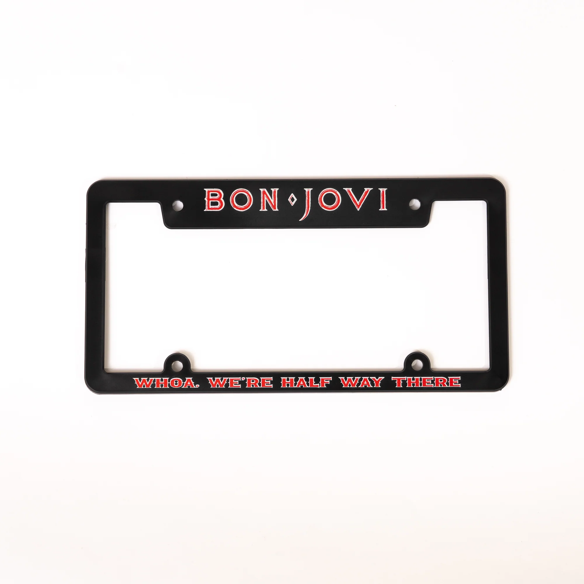 We're Half Way There License Plate Frame - Image 3